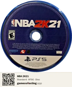 NBA 2K21 PlayStation 5, NTSC disc