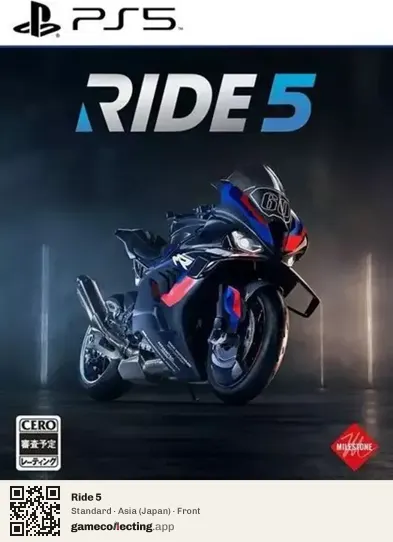 Ride 5 PlayStation 5, Asia box front