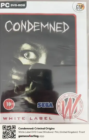 Condemned: Criminal Origins Computer, United Kingdom box front
