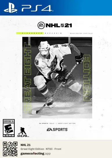 NHL 21 PlayStation 4, NTSC box front