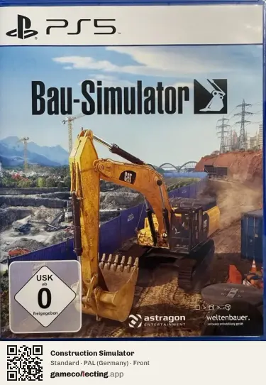 Construction Simulator PlayStation 5, Germany box front