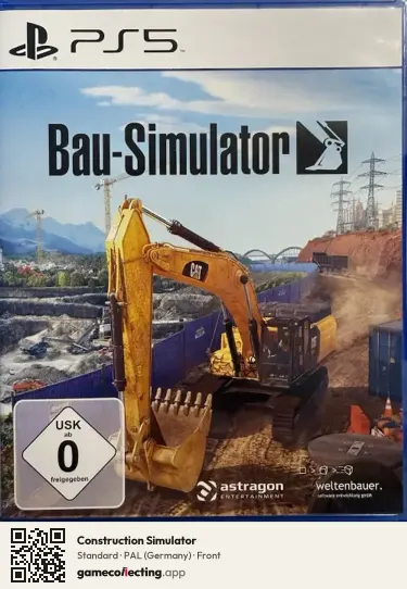 Construction Simulator PlayStation 5, Germany box front