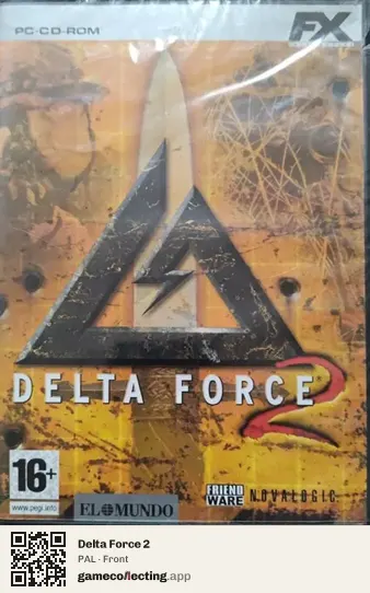 Delta Force 2 Computer, PAL box front
