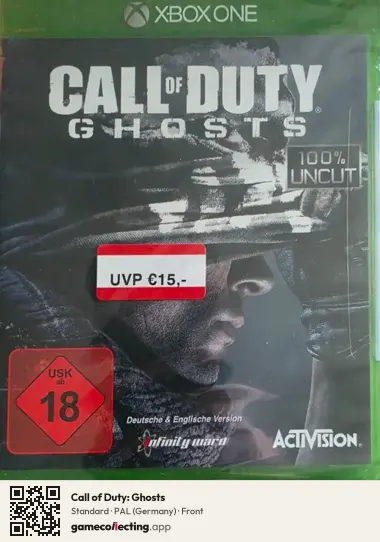 Call of Duty: Ghosts Xbox One, Germany box front