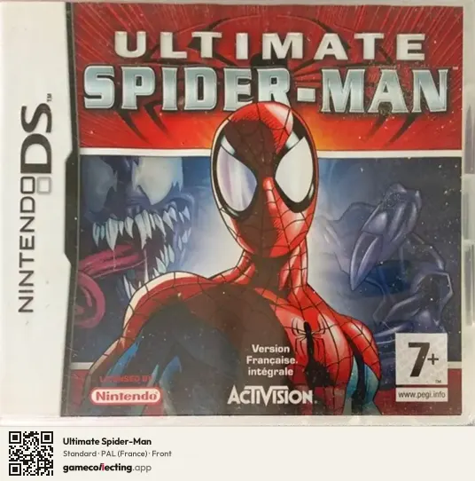 Ultimate Spider-Man Nintendo DS, France box front