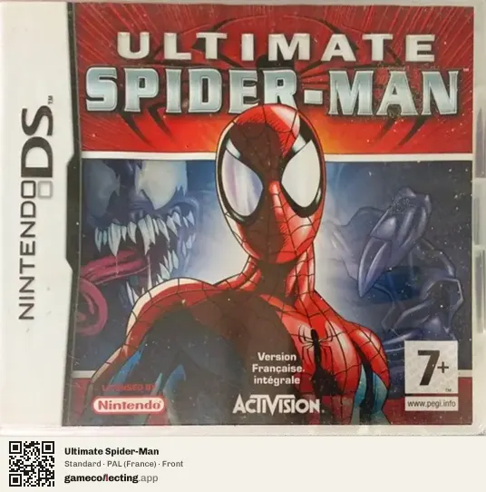 Ultimate Spider-Man Nintendo DS, France box front