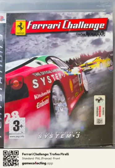Ferrari Challenge: Trofeo Pirelli PlayStation 3, France box front
