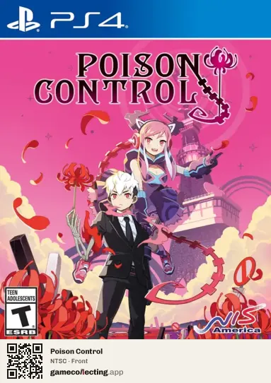 Poison Control PlayStation 4, NTSC box front