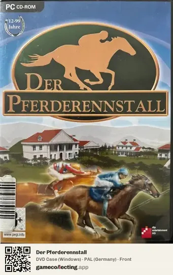 Der Pferderennstall Computer, Germany box front