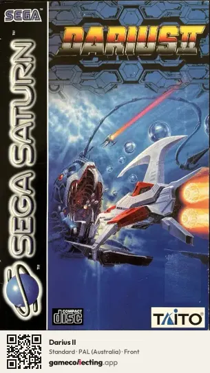 Darius II Sega Saturn, Australia box front