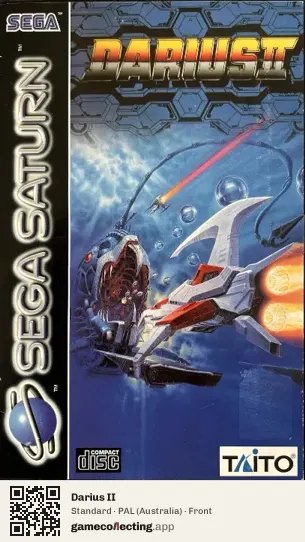 Darius II Sega Saturn, Australia box front