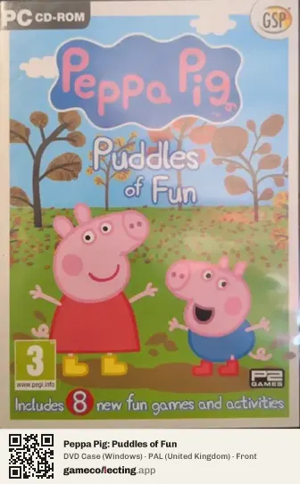 Peppa Pig: Puddles of Fun Computer, United Kingdom box front