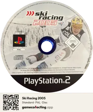 Ski Racing 2005 PlayStation 2, PAL disc