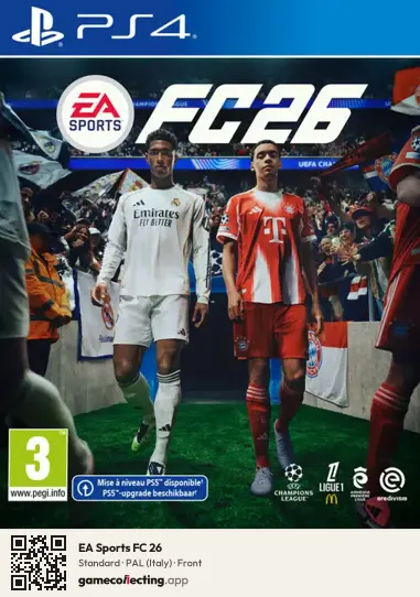 EA Sports FC 26 PlayStation 4, Italy box front