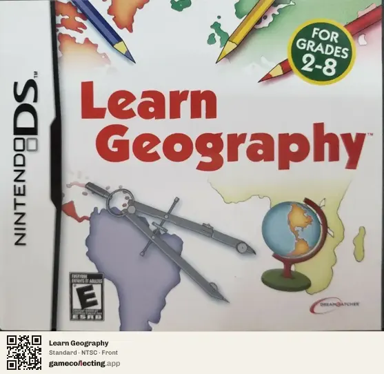 Learn Geography Nintendo DS, NTSC box front