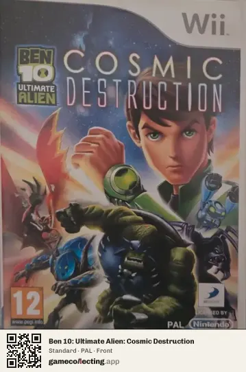 Ben 10: Ultimate Alien: Cosmic Destruction Nintendo Wii, PAL box front