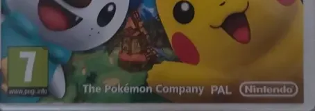 PokéPark 2: Wonders Beyond, the PEGI square on its front