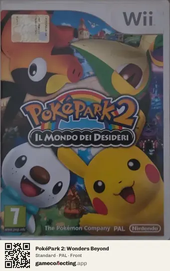 PokéPark 2: Wonders Beyond Nintendo Wii, PAL box front
