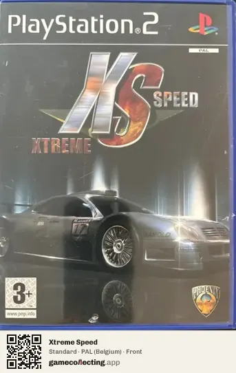Xtreme Speed PlayStation 2, Belgium box front