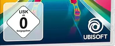Just Dance 2018, the USK square on its front