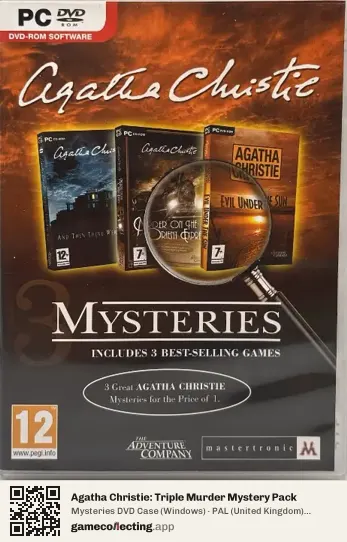 Agatha Christie: Triple Murder Mystery Pack Computer, United Kingdom box front