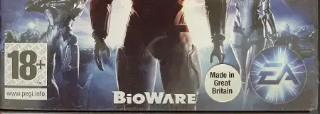 Mass Effect, the PEGI square on its front