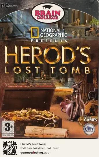 Herod's Lost Tomb Computer, PAL box front