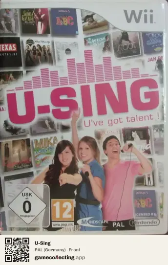 U-Sing Nintendo Wii, Germany box front