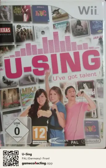 U-Sing Nintendo Wii, Germany box front