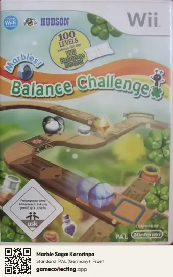 Marble Saga: Kororinpa Nintendo Wii, Germany box front