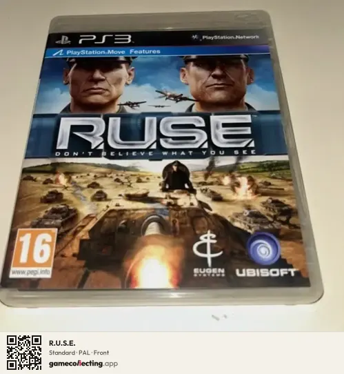 R.U.S.E. PlayStation 3, PAL box front