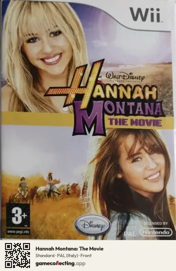 Hannah Montana: The Movie Nintendo Wii, Italy box front