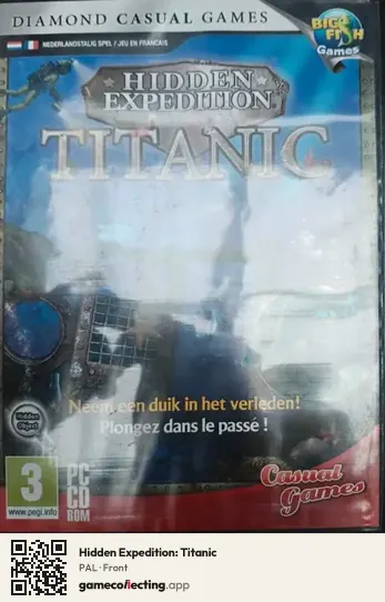 Hidden Expedition: Titanic Computer, PAL box front