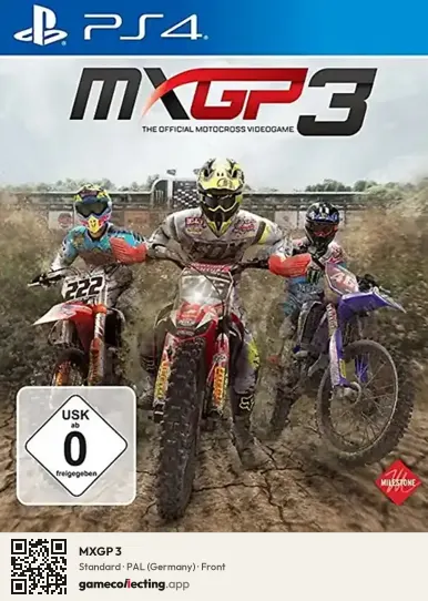 MXGP 3 PlayStation 4, Germany box front