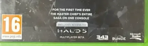 Halo: The Master Chief Collection, the PEGI square on its front