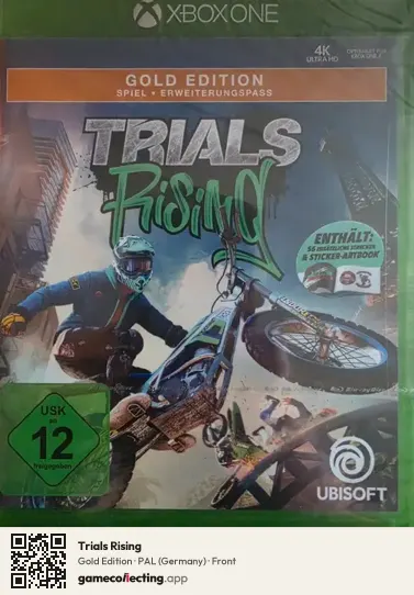 Trials Rising Xbox One, Germany box front