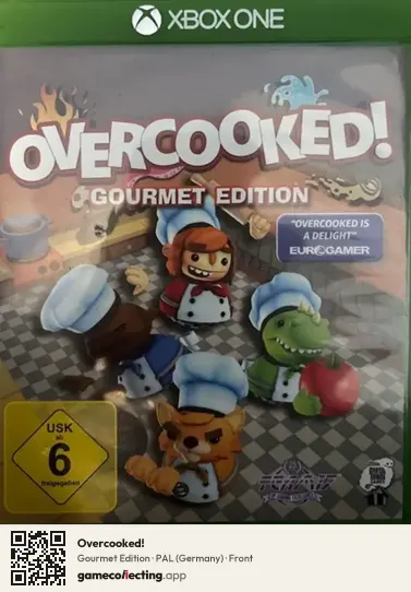 Overcooked! Xbox One, Germany box front