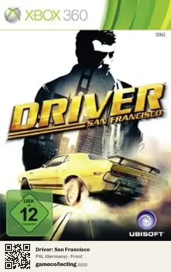 Driver: San Francisco Xbox 360, Germany box front
