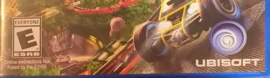 TrackMania Turbo, the ESRB box on its front