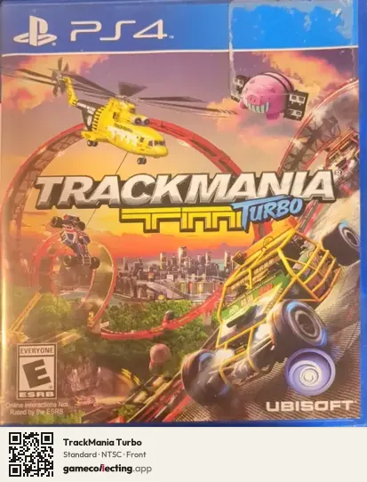 TrackMania Turbo PlayStation 4, NTSC box front