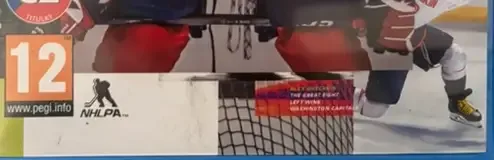 NHL 21, the PEGI square on its front