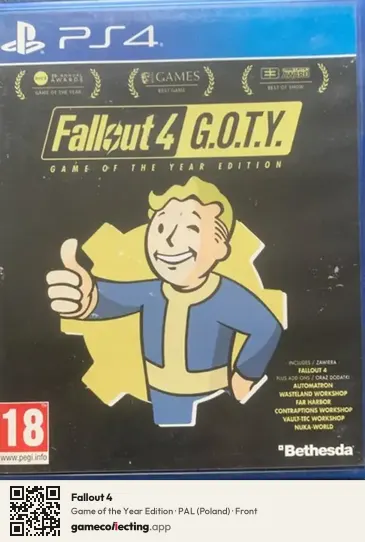 Fallout 4 PlayStation 4, Poland box front