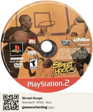 Street Hoops PlayStation 2, NTSC disc