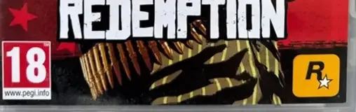 Red Dead Redemption, the PEGI square on its front