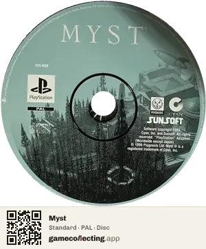 Myst PlayStation, PAL disc