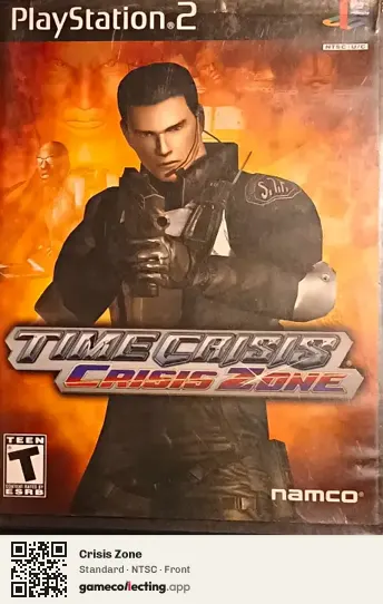 Crisis Zone PlayStation 2, NTSC box front
