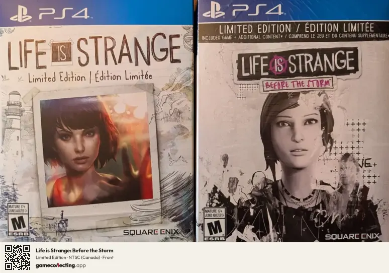 Life is Strange: Before the Storm PlayStation 4, Canada box front