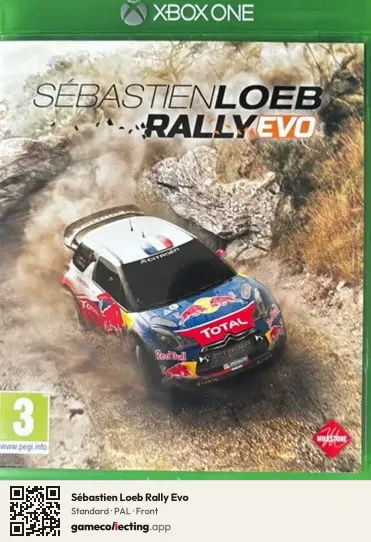 Sébastien Loeb Rally Evo Xbox One, PAL box front