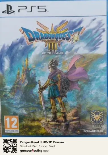 Dragon Quest III HD-2D Remake PlayStation 5, France box front