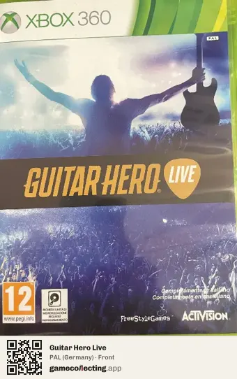 Guitar Hero Live Xbox 360, Germany box front